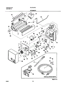 11 - Ice Maker parts for Frigidaire Refrigerator PLHT219TCK2 from AppliancePartsPros.com