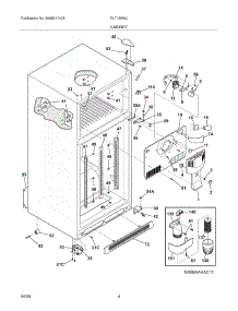 05 - Cabinet parts for Frigidaire Refrigerator PLT189WJKM0 from AppliancePartsPros.com