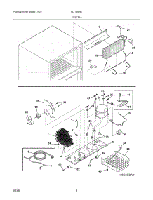 09 - System parts for Frigidaire Refrigerator PLT189WJKM0 from AppliancePartsPros.com