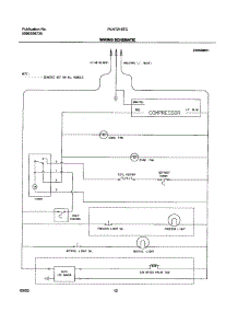12 - Wiring Schematic parts for Frigidaire Refrigerator PLHT219TCK2 from AppliancePartsPros.com
