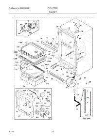 05 - Cabinet parts for Frigidaire Refrigerator PLRU1778ES1 from AppliancePartsPros.com