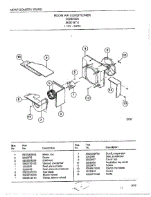 Room Air Conditioner Page 3 parts for Frigidaire Room Air Conditioner 4328002A from AppliancePartsPros.com