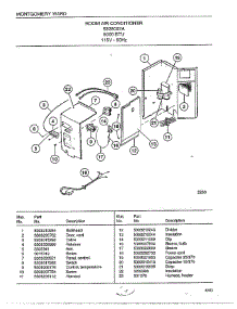 Room Air Conditioner Page 4 parts for Frigidaire Room Air Conditioner 4328002A from AppliancePartsPros.com