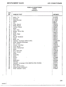 Air Conditioner Page 4 parts for Frigidaire Air Conditioner 5057A from AppliancePartsPros.com