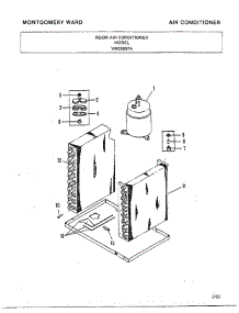 Air Conditioner Page 5 parts for Frigidaire Air Conditioner 5057A from AppliancePartsPros.com
