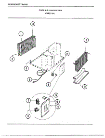 Room Air Conditioner Page 3 parts for Frigidaire Air Conditioner 5118A from AppliancePartsPros.com