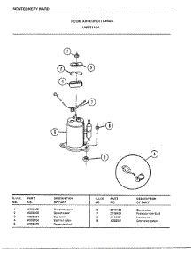 Room Air Conditioner Page 6 parts for Frigidaire Air Conditioner 5118A from AppliancePartsPros.com