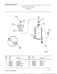 Room Air Conditioner Page 4 parts for Frigidaire Air Conditioner 5149A from AppliancePartsPros.com