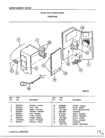 Room Air Conditioner Page 2 parts for Frigidaire Air Conditioner 5169B from AppliancePartsPros.com