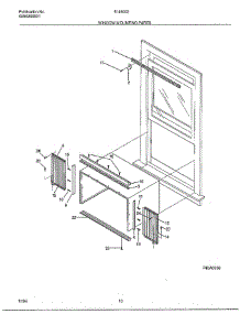 Window Mounting parts for Frigidaire Air Conditioner 5146002A from AppliancePartsPros.com