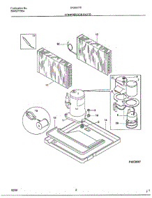 Compressor parts for Frigidaire Air Conditioner 5137007E1 from AppliancePartsPros.com
