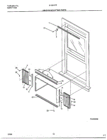 Window Mounting parts for Frigidaire Air Conditioner 5137007E1 from AppliancePartsPros.com