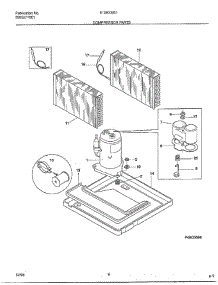 Compressor parts for Frigidaire Air Conditioner 5139008E1 from AppliancePartsPros.com