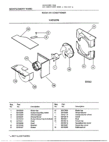 Room Air Conditioner Page 2 parts for Frigidaire Air Conditioner 5257B from AppliancePartsPros.com