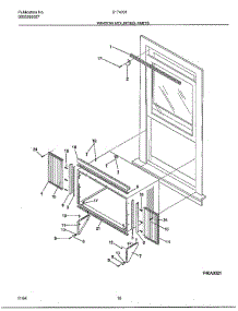 Window Mounting parts for Frigidaire Air Conditioner 5174001B from AppliancePartsPros.com