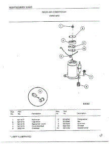 Room Air Conditioner Page 6 parts for Frigidaire Air Conditioner 5187C from AppliancePartsPros.com