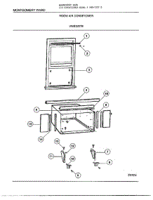 Room Air Conditioner Page 3 parts for Frigidaire Air Conditioner 5257B from AppliancePartsPros.com