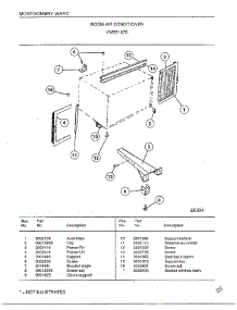Room Air Conditioner Page 7 parts for Frigidaire Air Conditioner 5187C from AppliancePartsPros.com