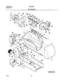 17 - Ice Container parts for Frigidaire Refrigerator NGS23ZZAW3 from AppliancePartsPros.com