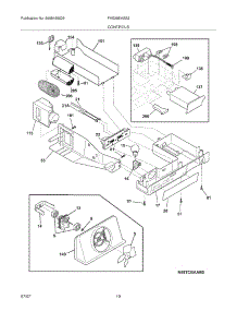 11 - Controls parts for Frigidaire Refrigerator PHS39EHSS3 from AppliancePartsPros.com