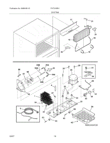 09 - System parts for Frigidaire Refrigerator PHT219WHSM1 from AppliancePartsPros.com