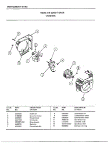 Room Air Conditioner Page 5 parts for Frigidaire Air Conditioner 5167B from AppliancePartsPros.com