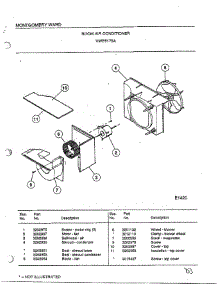 Room Air Conditioner Page 3 parts for Frigidaire Air Conditioner 5179A from AppliancePartsPros.com