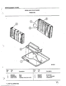 Room Air Conditioner Page 4 parts for Frigidaire Air Conditioner 5179A from AppliancePartsPros.com