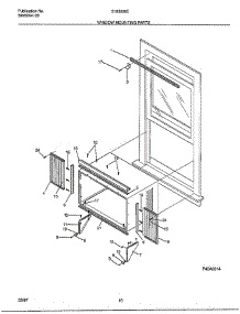 Window Mounting parts for Frigidaire Air Conditioner 5195006 from AppliancePartsPros.com