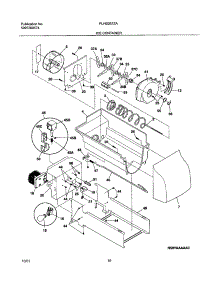 17 - Ice Container parts for Frigidaire Refrigerator PLHS267ZAB0 from AppliancePartsPros.com