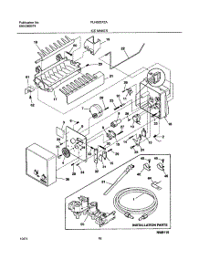 19 - Ice Maker parts for Frigidaire Refrigerator PLHS267ZAB0 from AppliancePartsPros.com