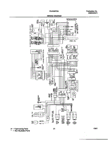 21 - Wiring Diagram parts for Frigidaire Refrigerator PLHS267ZAB0 from AppliancePartsPros.com