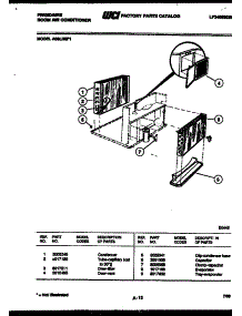 03 - Unit Parts parts for Frigidaire Air Conditioner A06LH5F1 from AppliancePartsPros.com