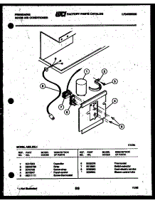 03 - Electrical Parts parts for Frigidaire Air Conditioner A06LE2L1 from AppliancePartsPros.com