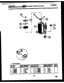 05 - Compressor Parts parts for Frigidaire Air Conditioner A06LE3E1 from AppliancePartsPros.com