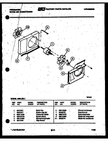 05 - Air Handling Parts parts for Frigidaire Air Conditioner A06LE2L1 from AppliancePartsPros.com