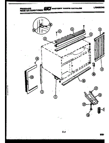 06 - Window Mounting Parts parts for Frigidaire Air Conditioner A06LE3E1 from AppliancePartsPros.com