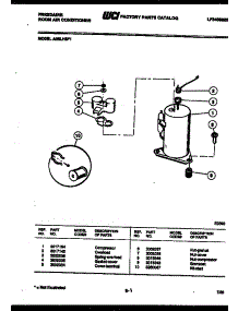 06 - Compressor Parts parts for Frigidaire Air Conditioner A06LH5F1 from AppliancePartsPros.com