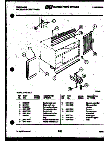 07 - Window Mounting Parts parts for Frigidaire Air Conditioner A06LE2L1 from AppliancePartsPros.com