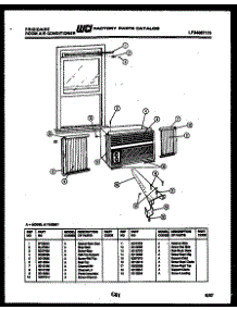 07 - Window Mounting Parts parts for Frigidaire Air Conditioner A11ME5E1 from AppliancePartsPros.com