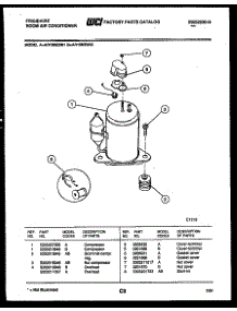 06 - Compressor Parts parts for Frigidaire Air Conditioner AR10ME5N1 from AppliancePartsPros.com