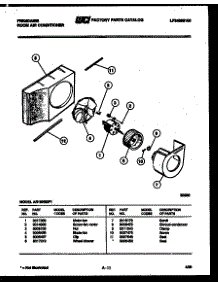 03 - Air Handling Parts parts for Frigidaire Air Conditioner AW12NE5F1 from AppliancePartsPros.com