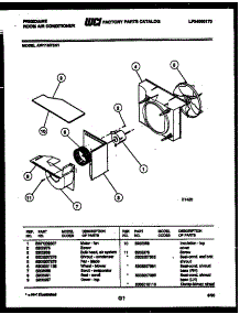 04 - Air Handling Parts parts for Frigidaire Air Conditioner AW11MT5N1 from AppliancePartsPros.com