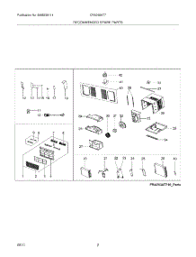 03 - Recommended Spare Parts parts for Frigidaire Air Conditioner CRA065AT713 from AppliancePartsPros.com