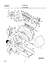 17 - Ice Container parts for Frigidaire Refrigerator PLHS267ZAB5 from AppliancePartsPros.com