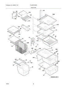 09 - Shelves parts for Frigidaire Refrigerator PLHS37EESBN from AppliancePartsPros.com