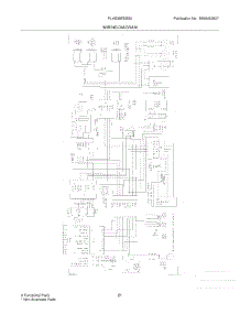21 - Wiring Diagram parts for Frigidaire Refrigerator PLHS39EESS0 from AppliancePartsPros.com