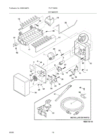 11 - Ice Maker parts for Frigidaire Refrigerator PLHT189SSBA from AppliancePartsPros.com