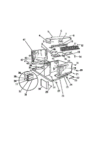 16 - Evaporator, Condenser (`Dd` Cabinet parts for Frigidaire Air Conditioner AH1838C2 from AppliancePartsPros.com