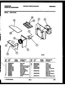04 - Air Handling Parts parts for Frigidaire Air Conditioner AHW11NT6N1 from AppliancePartsPros.com